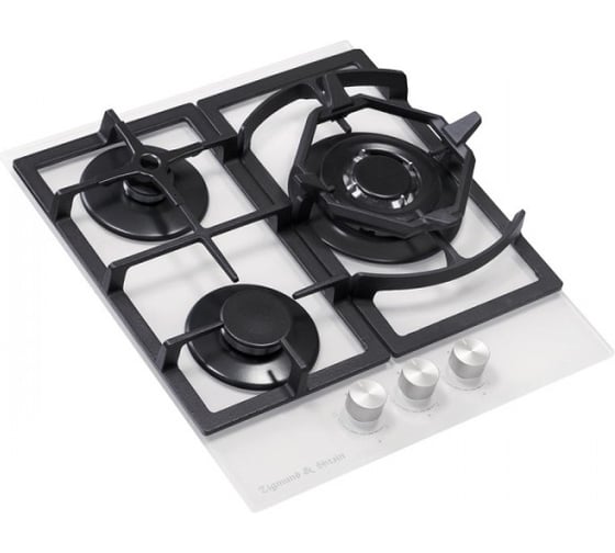 Газовая варочная панель Zigmund & Shtain на стекле M 26.4 W