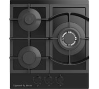 Газовая варочная панель Zigmund & Shtain на стекле M 26.4 B