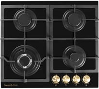 Газовая варочная панель Zigmund & Shtain на стекле M 26.6 A