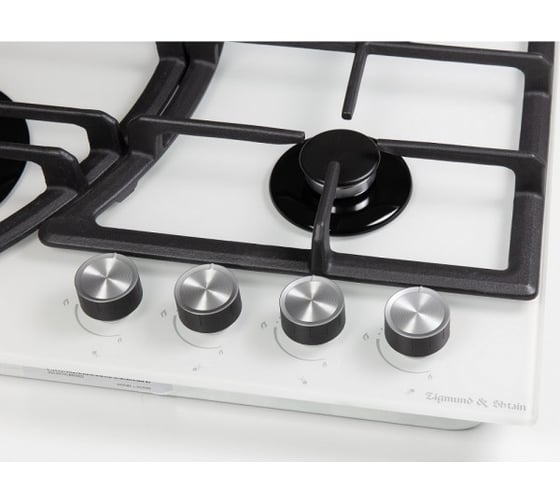 Газовая варочная панель Zigmund & Shtain на стекле M 27.6 W