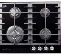 Газовая варочная панель Zigmund & Shtain на стекле MN 185.61 B