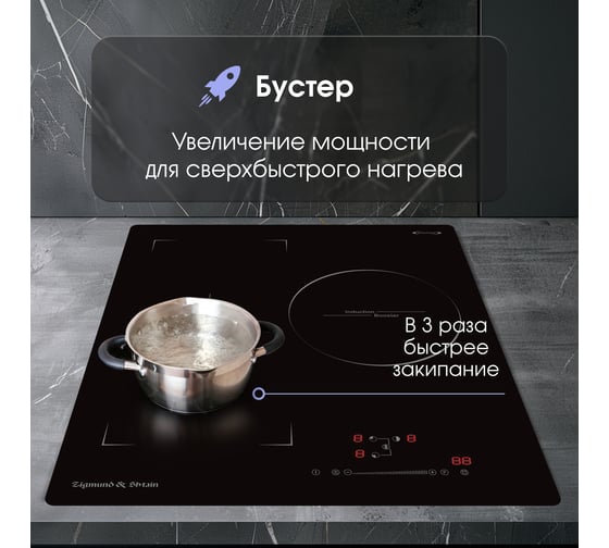 Индукционная варочная панель Zigmund & Shtain CI 49.4 B
