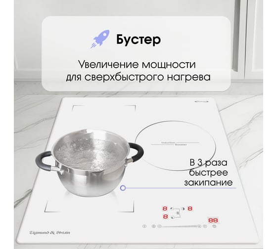 Индукционная варочная панель Zigmund & Shtain CI 49.4 W