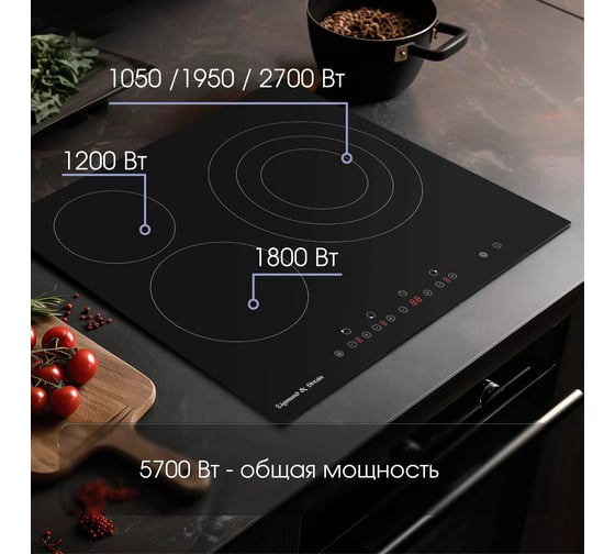 Варочная панель Zigmund & Shtain Hi Light CN 39.6 B