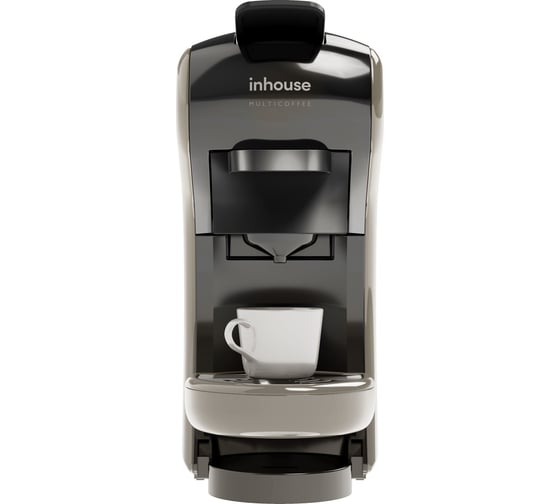 Универсальная капсульная кофемашина Inhouse серия Multicoffee 3в1, 19 бар, серый ICM1902WG