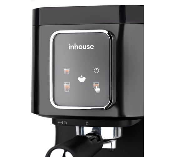 Кофеварка рожковая Inhouse 20 бар, черный ICM2002BK