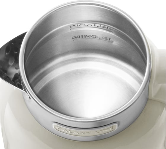Электрический чайник Galaxy LINE GL 0363 бежевый, 2200 Вт, STRIX контроллер 7010103637