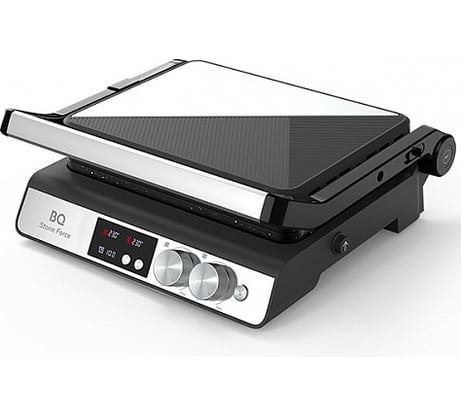 Электрический гриль BQ GR3002 черный-стальной 86204541