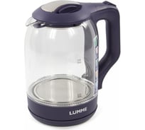 Стеклянный чайник LUMME темный топаз LU-141 36161