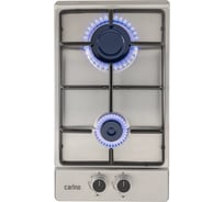 Газовая варочная панель Carino 30 см, газ-контроль, нержавеющая сталь, автоматический розжиг, эмалированные решетки CH30V20M416