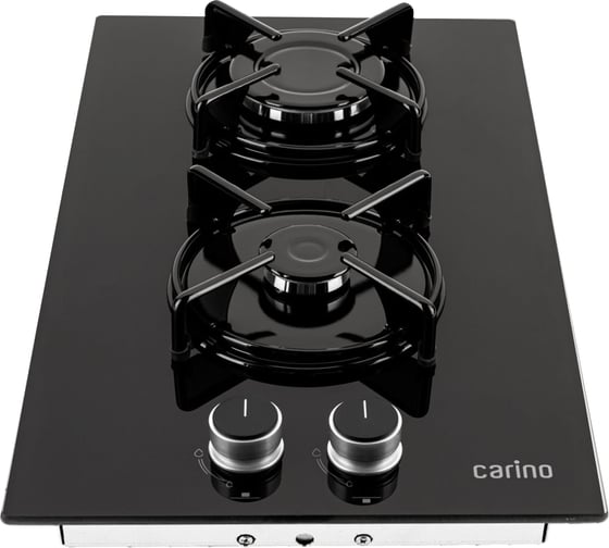 Газовая варочная панель Carino 30 см, газ-контроль, закаленное стекло, автоматический розжиг, эмалированные решетки CH30N20B416