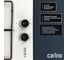 Газовая варочная панель Carino 30 см, газ-контроль, нержавеющая сталь, автоматический розжиг, эмалированные решетки CH30V20W420 5