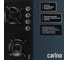 Газовая варочная панель Carino 60 см, газ-контроль, закаленное стекло, автоматический розжиг, эмалированные решетки CH60N40B570 15