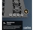 Газовая варочная панель Carino 60 см, газ-контроль, закаленное стекло, автоматический розжиг, эмалированные решетки CH60N40B570 18