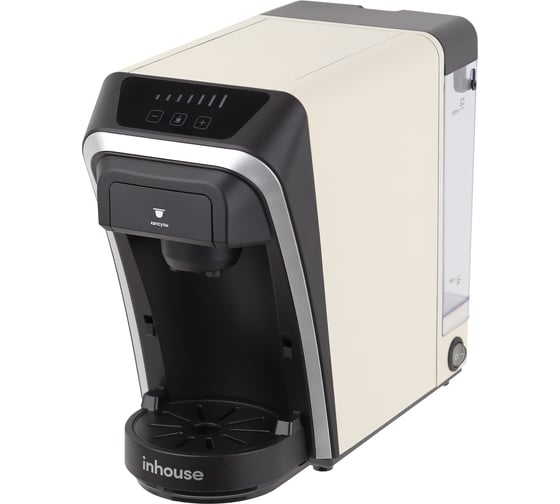 Универсальная капсульная кофемашина Inhouse серия Multicoffee 2в1, 20 бар, цвет бежевый ICM1503BG