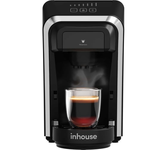 Универсальная капсульная кофемашина Inhouse серия Multicoffee 2в1, 20 бар, цвет серый ICM1501G