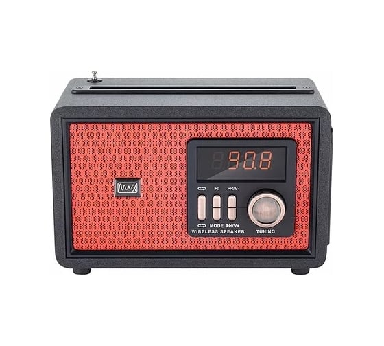 Радиоприёмник MAX MR-361 RED 30133