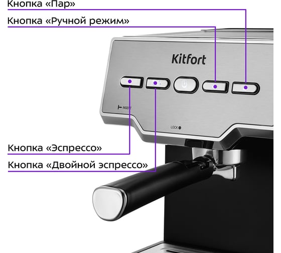 Кофеварка Kitfort КТ-7255
