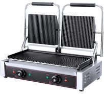 Контактный гриль HUALIAN HEG-813E (2х(355х235) мм, рифленый, двойной) 00000005217