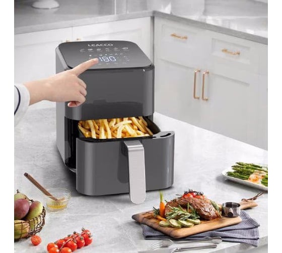 Аэрогриль LEACCO Air Fryer Black AF010