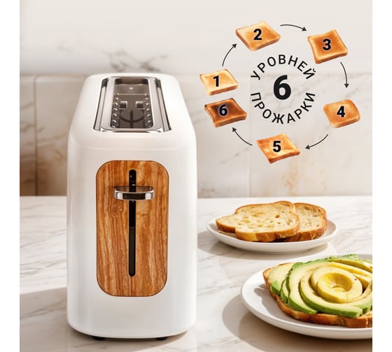 Тостер TESLER TT-140 WHITE 00000202978