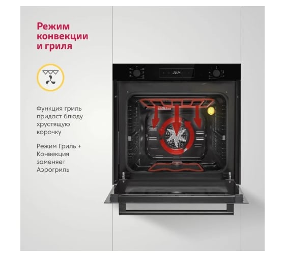 Встраиваемый электрический духовой шкаф SImfer B6ES68177
