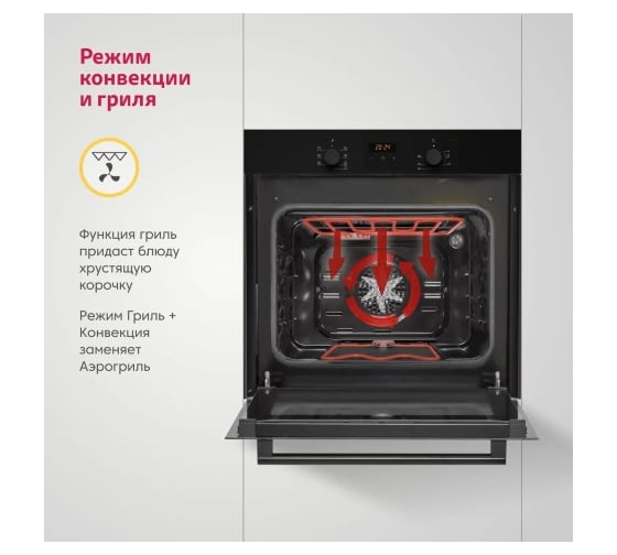 Встраиваемый электрический духовой шкаф SImfer B6EB58077