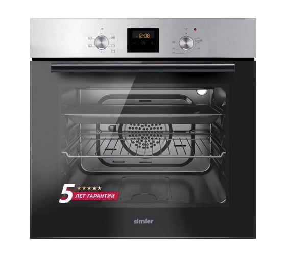 Электрический духовой шкаф SImfer 5 режимов работы, конвекция B6EM56014