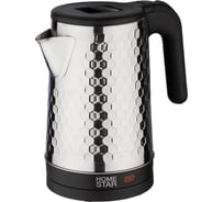 Чайник Homestar HS-1022 1.8 л, стальной, черный 109144