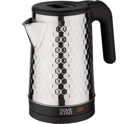 Чайник Homestar HS-1022 1.8 л, стальной, черный 109144