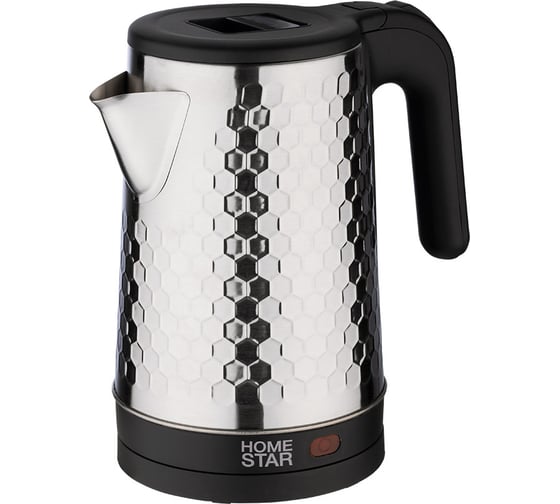 Чайник Homestar HS-1022 1.8 л, стальной, черный 109144