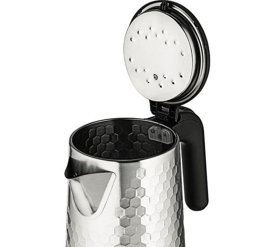 Чайник Homestar HS-1022 1.8 л, стальной, черный 109144