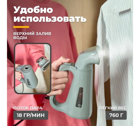 Ручной отпариватель FUTULA ST1400 (Gray) 00-00215427