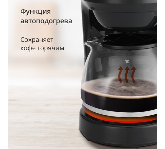 Капельная кофеварка Blackton Bt CM1117 черный 86206037