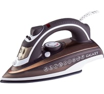 Утюг Galaxy GL 6114, коричневый, паровой, 2400 Вт, керамическое покрытие подошвы 5060161140