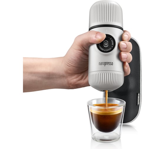 Ручная мини-кофемашина Wacaco Nanopresso цвет Chill White WCCCHWH