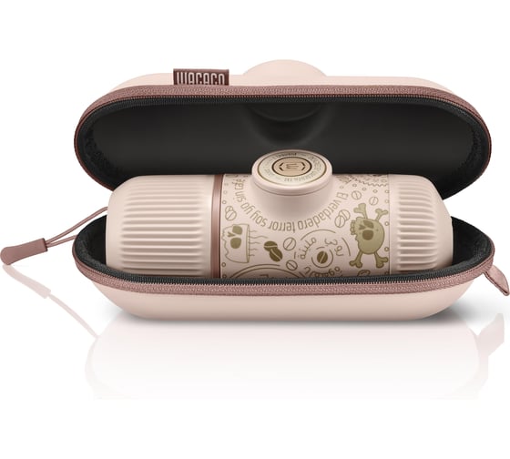 Портативная эспрессо кофе-машина Wacaco Nanopresso с чехлом, цвет Dark Soul Pink WCCNPDSP