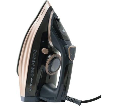 Утюг Galaxy LINE GL 6143, синий, паровой, 3400 Вт, керамическое покрытие EasyGlide Pro 7060161430