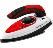 Утюг дорожный Galaxy LINE GL 6137, красный, паровой, 1100 Вт, керамическое покрытие подошвы EasyGlide 7060161370