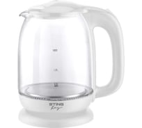 Чайник стеклянный STINGRAY ST-KT3005A белый 43364