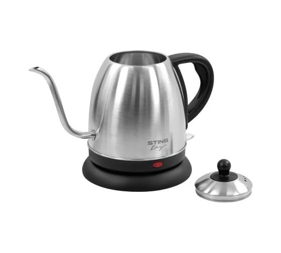 Чайник металлический STINGRAY ST-KT3014A черный 42590