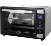 Духовой шкаф STINGRAY ST-EO125A мини-печь черный/сталь 75 л, конвекция, вертел, шашлычница 43255