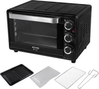 Духовой шкаф STINGRAY ST-EO128A мини-печь черный жемчуг 28 л, конвекция 43246