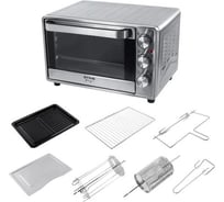 Духовой шкаф STINGRAY ST-EO128D мини-печь сталь 28 л, конвекция, вертел, шашлычница, аэрофритюрница 43252