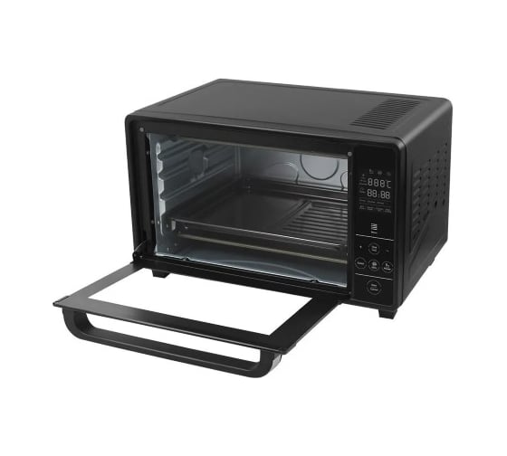 Духовой шкаф STINGRAY ST-EO129A мини-печь черный жемчуг 28 л, конвекция 43259