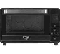 Духовой шкаф STINGRAY ST-EO129B мини-печь черный жемчуг 28 л, конвекция, вертел 43260