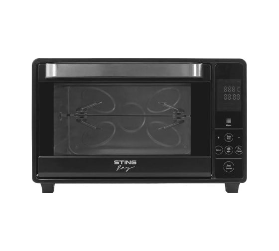 Духовой шкаф STINGRAY ST-EO129B мини-печь черный жемчуг 28 л, конвекция, вертел 43260