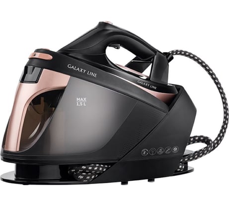 Парогенератор Galaxy LINE GL 6173, черный, 2600 Вт, керамическое покрытие EasyGlide Pro 7045561730
