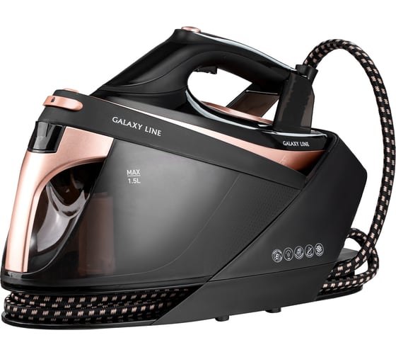 Парогенератор Galaxy LINE GL 6173, черный, 2600 Вт, керамическое покрытие EasyGlide Pro 7045561730
