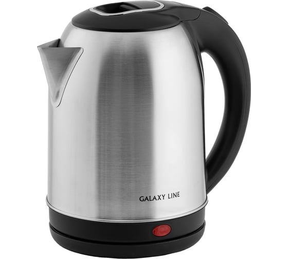 Чайник электрический Galaxy LINE GL 0329, серебристый, металл, 2000 Вт, 2.2 л 7010103290